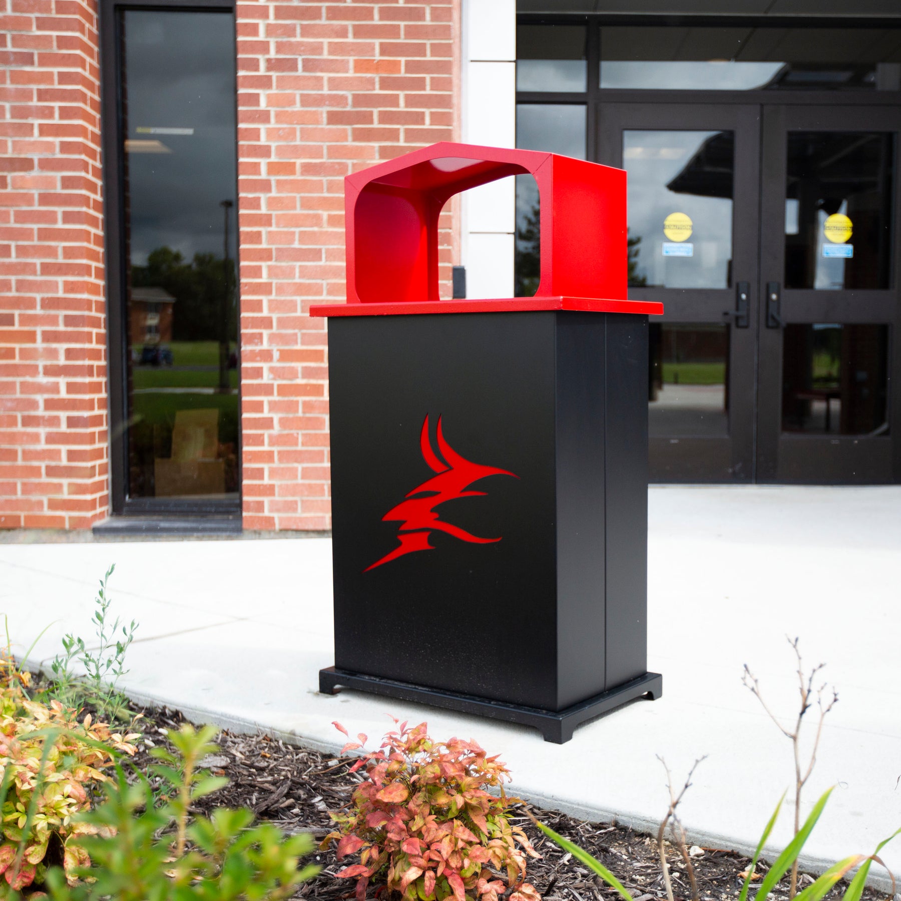 Custom Event Garbage Can Custom Logo Trash Can – Bison Woodworking